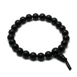 Black Obsidian Power Bead Bracelet