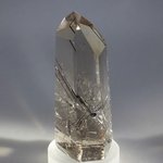 SPIRITUAL Black Rutile Smoky Quartz Polished Point ~7 x 3cm