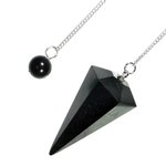 Black Tourmaline Crystal Pendulum