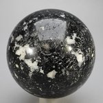Black Tourmaline with White Quartz Crystal Sphere ~67mm