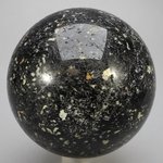 Black Tourmaline with White Quartz Crystal Sphere ~70mm