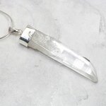 Blades of Light Quart Point Healing Crystal 925 Silver Pendant ~57mm
