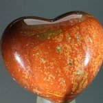 Bloodstone Crystal Heart ~40mm