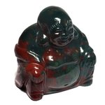 Bloodstone Sitting Buddha Statue