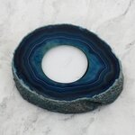 Blue Agate Tealight Candle Holder ~97x80mm