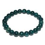 Blue Apatite 8mm Round Bead Bracelet