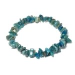 Blue Apatite Gemstone Chip Bracelet