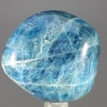 Blue Apatite Tumblestone  ~31mm