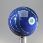 Blue Banded Agate Crystal Sphere ~35mm