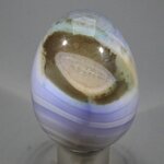 Blue Banded Agate Egg ~48mm