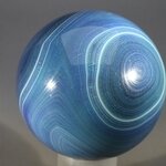 Blue Banded Agate Sphere ~43mm