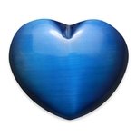 Blue Cat's Eye Heart ~45mm