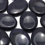 Blue Goldstone Thumb Stone ~40mm