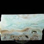 Blue Hemimorphite Mosaic Tile ~41mm