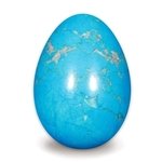 Blue Howlite Crystal Egg ~48mm