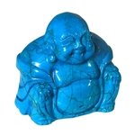Blue Howlite Sitting Buddha Statue