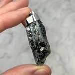 Blue Kyanite Healing Crystal 925 Silver Pendant ~45mm