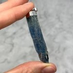 Blue Kyanite Healing Crystal 925 Silver Pendant ~57mm