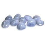 Blue Lace Agate Extra Grade Tumble Stone (20-25mm) Single Stone