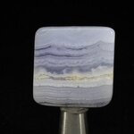 Blue Lace Agate Polished Tile ~30x29mm