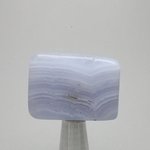 Blue Lace Agate Polished Tile ~35x26mm