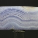 Blue Lace Agate Polished Tile ~38 x 20mm