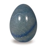 Blue Quartz Crystal Egg ~48mm