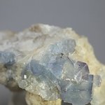 Blue Sky Fluorite with Mauve Crystals ~70mm