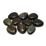 Blue Tiger Eye Drilled Tumble Stone