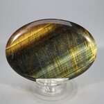 Blue Tiger Eye Palmstone (Extra Grade) ~70x50mm