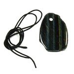 Blue Tiger Eye Slab Pendant