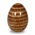 Brown Aragonite Crystal Egg ~48mm