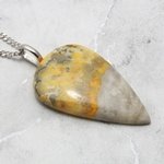 Bumble Bee Jasper Pendant ~39mm