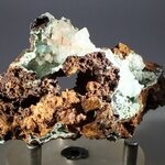 Calcite and Aurichalcite Mineral  ~72mm