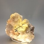 CALMING Gold Rutile Quartz Cluster ~76mm
