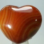 Carnelian Crystal Heart ~45mm