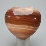 Carnelian Crystal Heart ~45mm