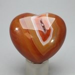 Carnelian Crystal Heart ~45mm