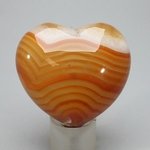 Carnelian Crystal Heart ~45mm