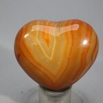 Carnelian Crystal Heart ~45mm