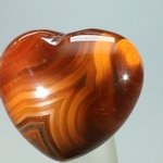 Carnelian Crystal Heart ~45mm