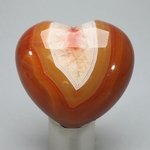 Carnelian Crystal Heart ~46mm