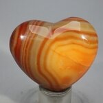 Carnelian Crystal Heart ~46mm