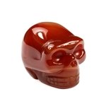 Carnelian Crystal Skull ~3cm