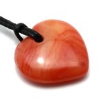 Carnelian Heart Necklace 'Joy'