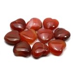 Carnelian Mini Crystal Heart - 25mm