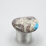 Cavansite & Stilbite Tumblestone ~31mm