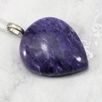 Charoite Gemstone Pendant ~37mm