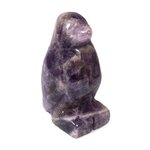 Chevron Amethyst Crystal Penguin