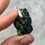 Chromian Diopside Healing Crystal 925 Silver Pendant ~30mm